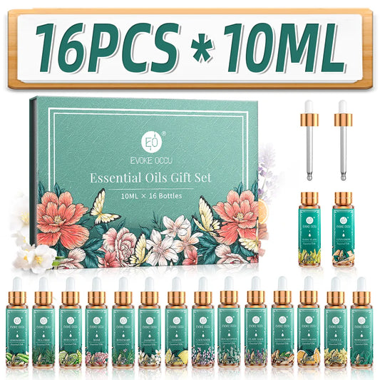 16 Set Pure Essential oils For Home Hotel Diffuser Humidifier